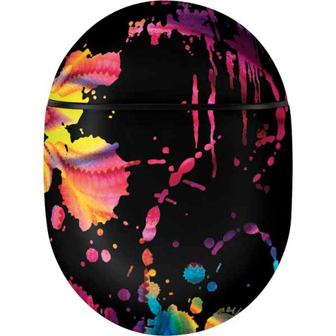 Chromatic Splatter Black Google Pixel Buds Skin